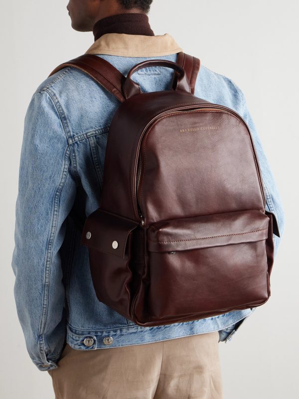 Leather Backpack - OU Leather Backpack - OU