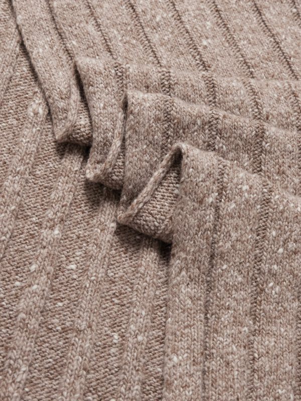Ribbed Cashmere Scarf - CU