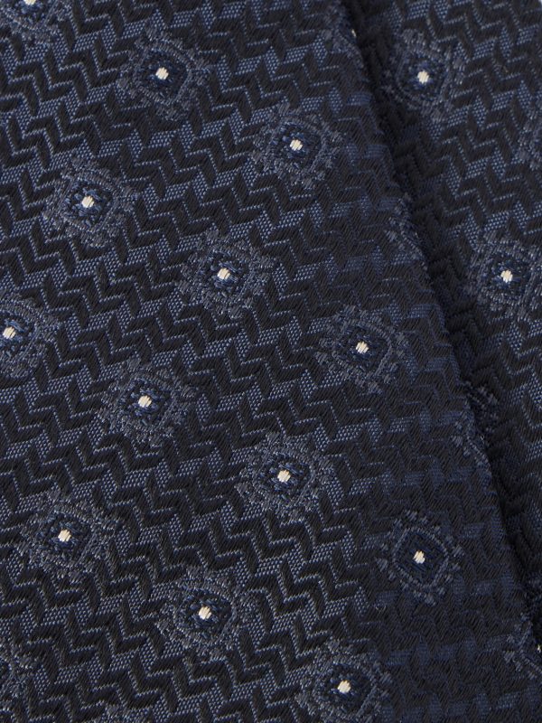 8cm Silk-Jacquard Tie - CU