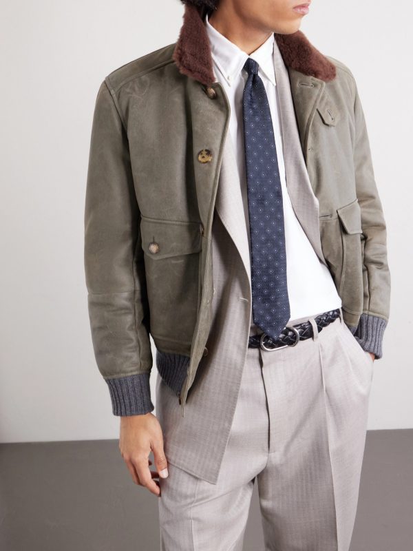 8cm Silk-Jacquard Tie - OU