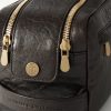 Textured-Leather Wash Bag - CU Textured-Leather Wash Bag - CU