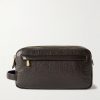 Textured-Leather Wash Bag Textured-Leather Wash Bag