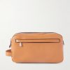 Textured-Leather Wash Bag Textured-Leather Wash Bag