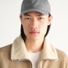 Logo-Embroidered Leather-Trimmed Wool-Flannel Baseball Cap - OU Logo-Embroidered Leather-Trimmed Wool-Flannel Baseball Cap - OU