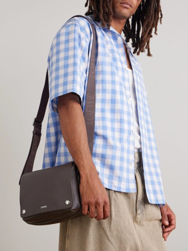Pebble XS Full-Grain Leather Messenger Bag - OU Pebble XS Full-Grain Leather Messenger Bag - OU