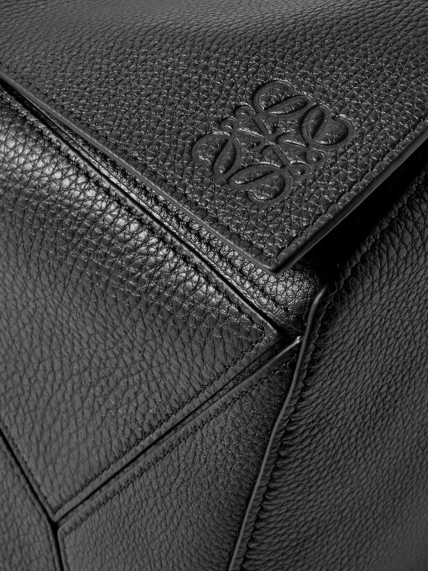 Puzzle Edge Large Logo-Debossed Full-Grain Leather Messenger Bag - CU Puzzle Edge Large Logo-Debossed Full-Grain Leather Messenger Bag - CU