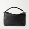 Puzzle Edge Large Logo-Debossed Full-Grain Leather Messenger Bag Puzzle Edge Large Logo-Debossed Full-Grain Leather Messenger Bag