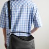 Puzzle Edge Large Logo-Debossed Full-Grain Leather Messenger Bag - OU Puzzle Edge Large Logo-Debossed Full-Grain Leather Messenger Bag - OU