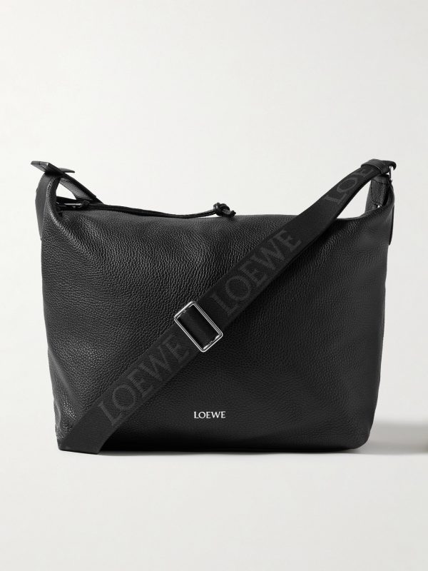 Cubi Full-Grain Leather Messenger Bag Cubi Full-Grain Leather Messenger Bag