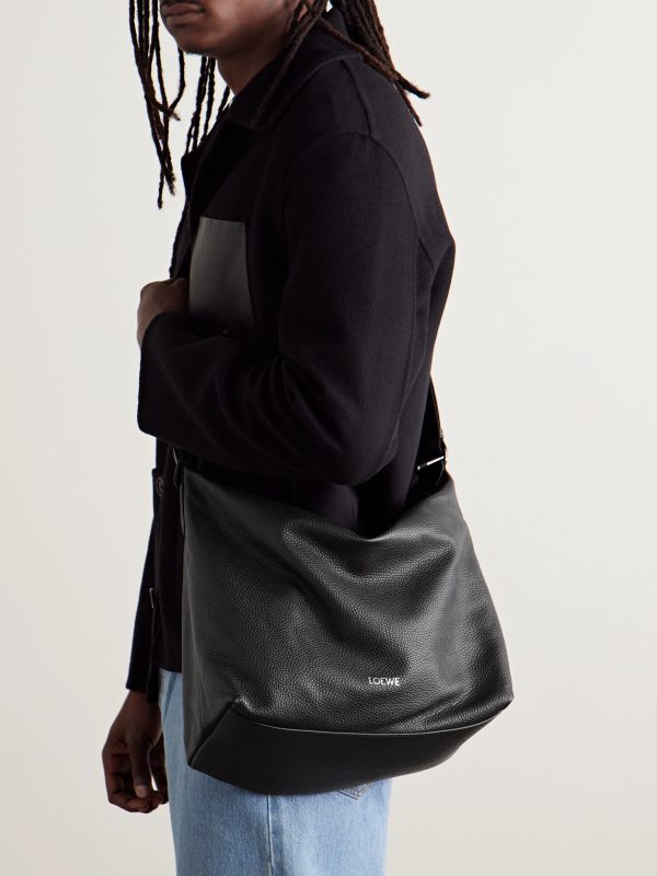 Cubi Full-Grain Leather Messenger Bag - OU Cubi Full-Grain Leather Messenger Bag - OU