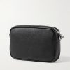 Pebble Full-Grain Leather Messenger Bag - BK Pebble Full-Grain Leather Messenger Bag - BK