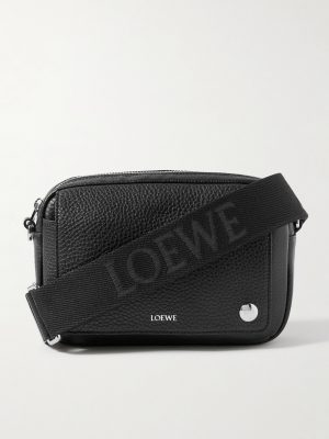 Pebble Full-Grain Leather Messenger Bag Pebble Full-Grain Leather Messenger Bag