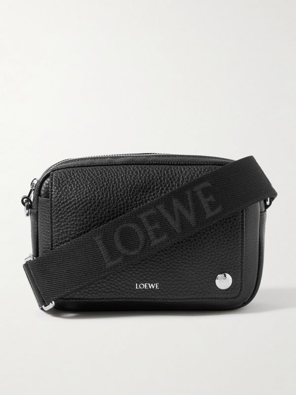 Pebble Full-Grain Leather Messenger Bag Pebble Full-Grain Leather Messenger Bag