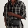 Pebble Full-Grain Leather Messenger Bag - OU Pebble Full-Grain Leather Messenger Bag - OU