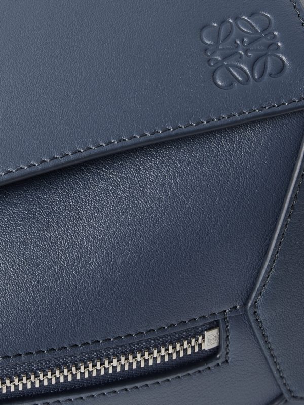 Puzzle Edge Small Leather Belt Bag - CU