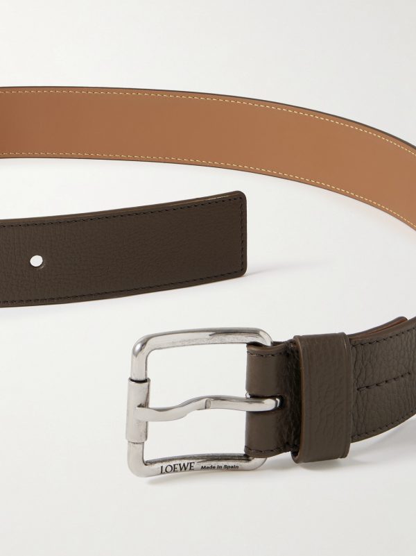 4cm Roller Curve Full-Grain Leather Belt - E1 4cm Roller Curve Full-Grain Leather Belt - E1