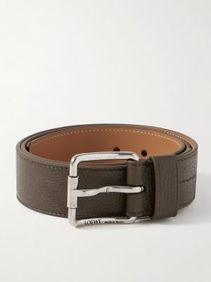 4cm Roller Curve Full-Grain Leather Belt