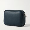 Pebble Full-Grain Leather Messenger Bag - BK Pebble Full-Grain Leather Messenger Bag - BK