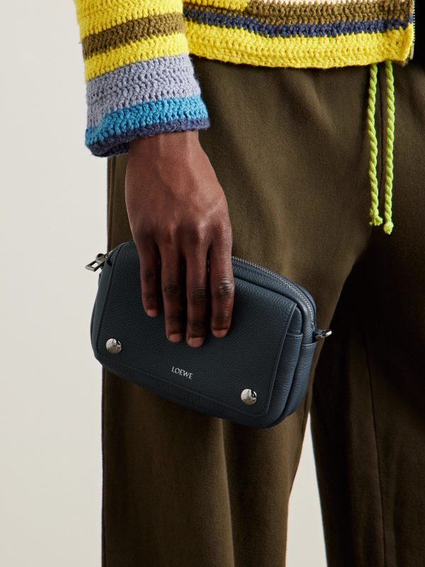 Pebble Full-Grain Leather Messenger Bag - E2 Pebble Full-Grain Leather Messenger Bag - E2