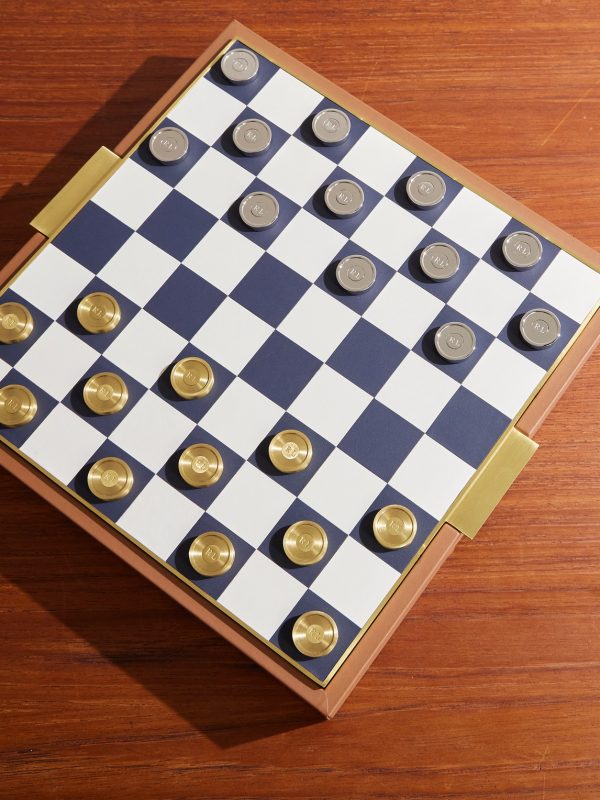 Fowler Leather Chess Set - E2 Fowler Leather Chess Set - E2
