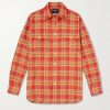+ HIM Checked Cotton-Flannel Shirt + HIM Checked Cotton-Flannel Shirt