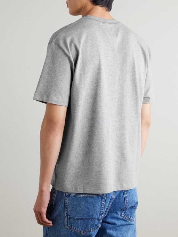 + HIM Hiking Logo-Embroidered Cotton-Jersey T-Shirt - BK