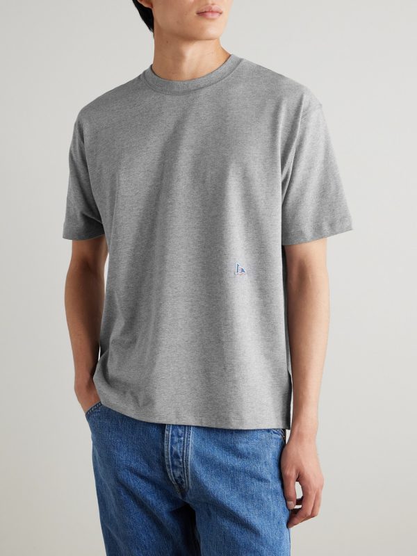 + HIM Hiking Logo-Embroidered Cotton-Jersey T-Shirt - FR
