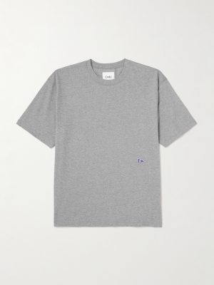 + HIM Hiking Logo-Embroidered Cotton-Jersey T-Shirt