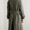 + HIM Rider's Belted Corduroy-Trimmed Cotton-Ripstop Coat - BK + HIM Rider's Belted Corduroy-Trimmed Cotton-Ripstop Coat - BK