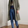 + HIM Rider's Belted Corduroy-Trimmed Cotton-Ripstop Coat - OU + HIM Rider's Belted Corduroy-Trimmed Cotton-Ripstop Coat - OU