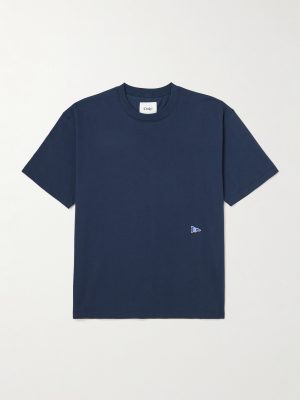 + HIM Hiking Logo-Embroidered Cotton-Jersey T-Shirt