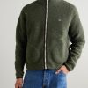 + HIM Logo-Embroidered Wool-Blend Fleece Jacket - FR + HIM Logo-Embroidered Wool-Blend Fleece Jacket - FR