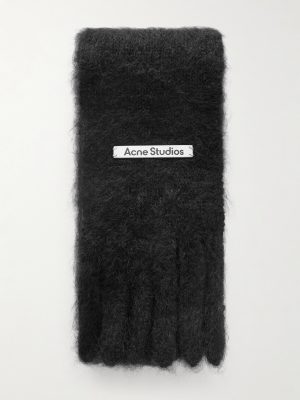 Kinna Skinny Fringed Mohair and Wool-Blend Scarf Kinna Skinny Fringed Mohair and Wool-Blend Scarf