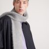 Kinna Skinny Fringed Mohair and Wool-Blend Scarf - CU Kinna Skinny Fringed Mohair and Wool-Blend Scarf - CU