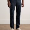 Slim-Fit Straight-Leg Cotton-Blend Twill Trousers - FR Slim-Fit Straight-Leg Cotton-Blend Twill Trousers - FR