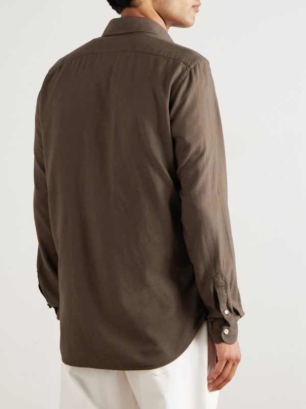 Brushed-Twill Shirt - BK Brushed-Twill Shirt - BK