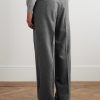 Straight-Leg Pleated Virgin Wool-Twill Suit Trousers - BK