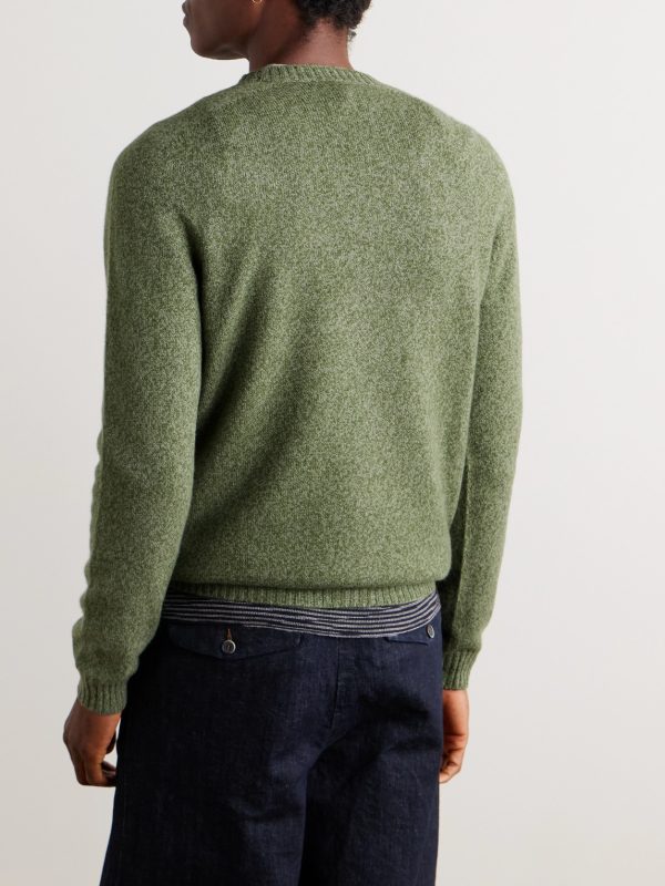 Wool and Cashmere-Blend Sweater - BK Wool and Cashmere-Blend Sweater - BK