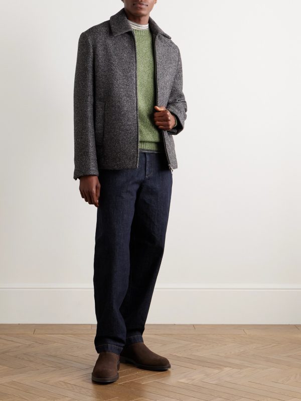 Wool and Cashmere-Blend Sweater - OU Wool and Cashmere-Blend Sweater - OU