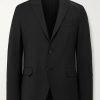 K-Jacket Unstructured Wool-Blend Crepe Suit Jacket