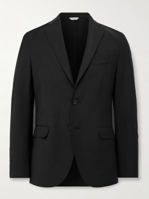 K-Jacket Unstructured Wool-Blend Crepe Suit Jacket K-Jacket Unstructured Wool-Blend Crepe Suit Jacket