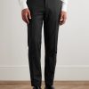 Straight-Leg Garment-Dyed Wool-Blend Trousers - FR Straight-Leg Garment-Dyed Wool-Blend Trousers - FR