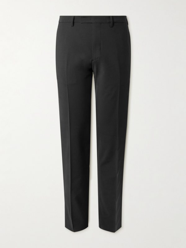 Straight-Leg Garment-Dyed Wool-Blend Trousers Straight-Leg Garment-Dyed Wool-Blend Trousers