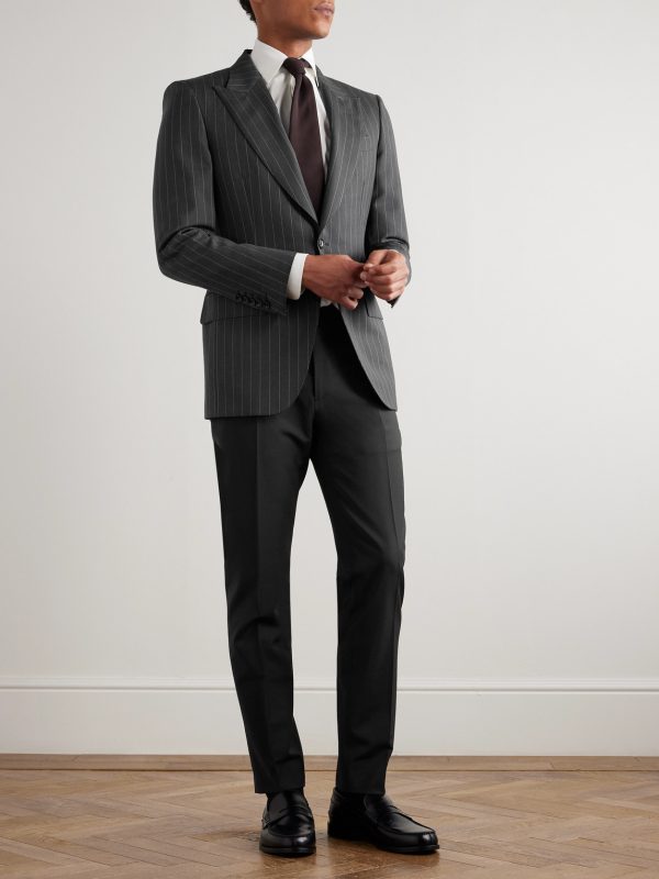 Straight-Leg Garment-Dyed Wool-Blend Trousers - OU Straight-Leg Garment-Dyed Wool-Blend Trousers - OU