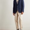Herringbone Wool and Cashmere-Blend Blazer - OU Herringbone Wool and Cashmere-Blend Blazer - OU