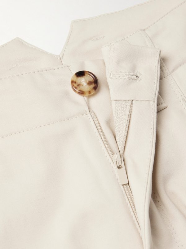 Straight-Leg Virgin Wool-Flannel Cargo Trousers - E1 Straight-Leg Virgin Wool-Flannel Cargo Trousers - E1