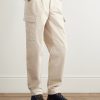 Straight-Leg Virgin Wool-Flannel Cargo Trousers - FR Straight-Leg Virgin Wool-Flannel Cargo Trousers - FR