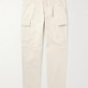 Straight-Leg Virgin Wool-Flannel Cargo Trousers Straight-Leg Virgin Wool-Flannel Cargo Trousers