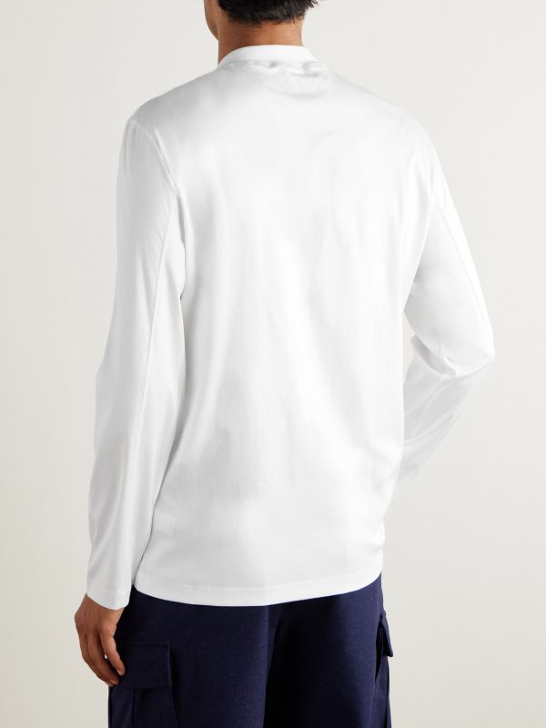 Slim-Fit Logo-Print Cotton-Jersey T-Shirt - BK