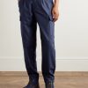 Straight-Leg Virgin Wool-Flannel Cargo Trousers - FR Straight-Leg Virgin Wool-Flannel Cargo Trousers - FR